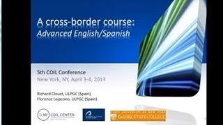 COIL Collaborative Course (Spain - USA)