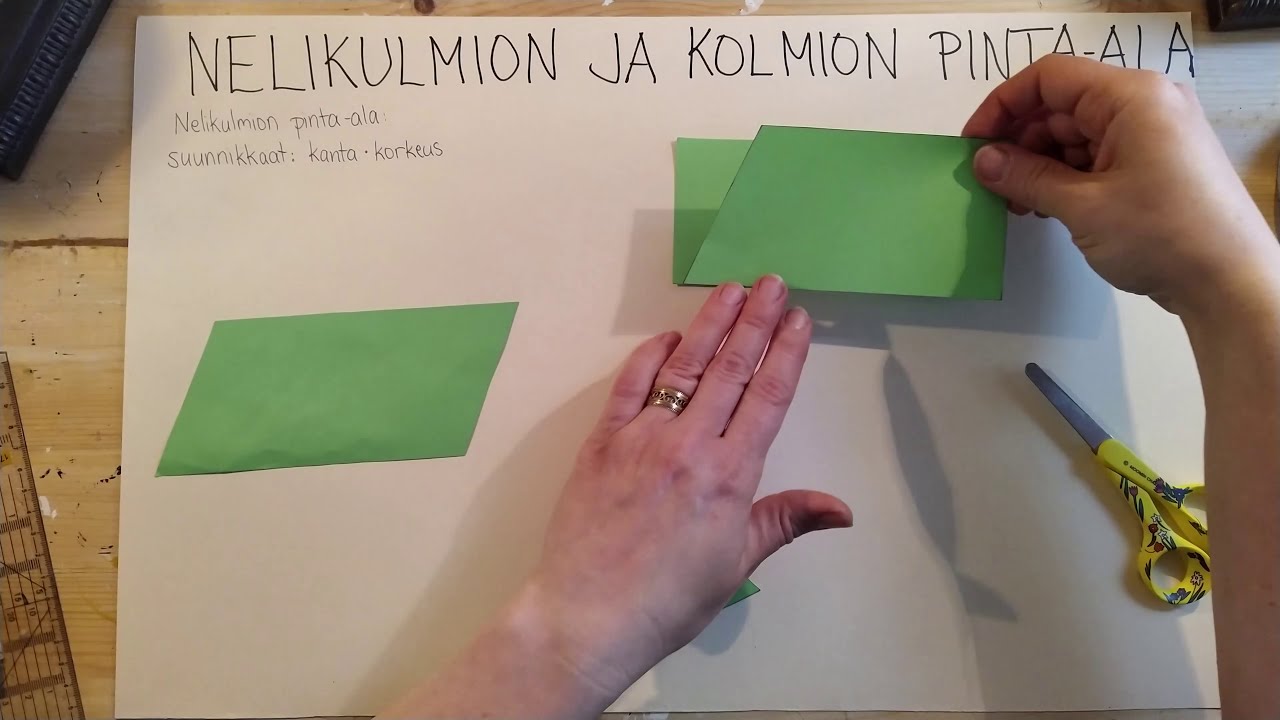 Nelikulmion ja kolmion pinta-ala