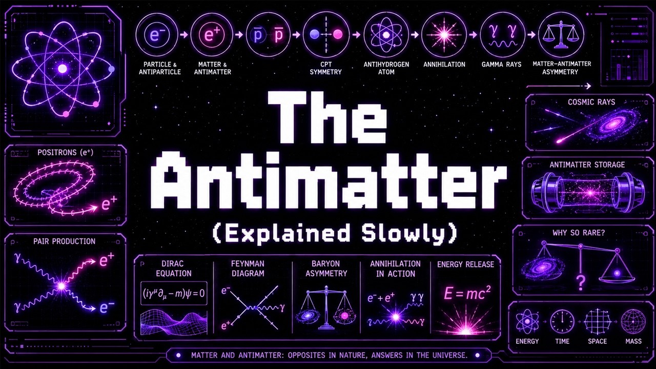 Every Confusing Thing About Antimatter Explained Slowly (For Sleep)