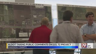 ALDOT Taking Public Comments on US 72 Project