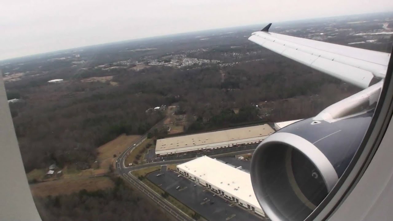 Airbus A320 landing in Charlotte on US Airways YouTube