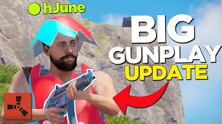 hJune tests NEW RUST GUNPLAY UPDATE & PATCH NOTE REVIEW