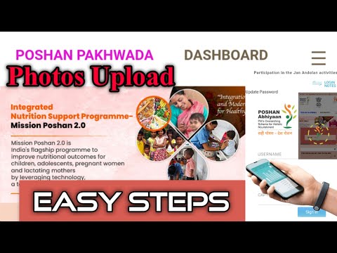 Poshan Pakhwada Photos upload | Easy Steps | How to upload photos in Poshan abhiyaan Dashboard