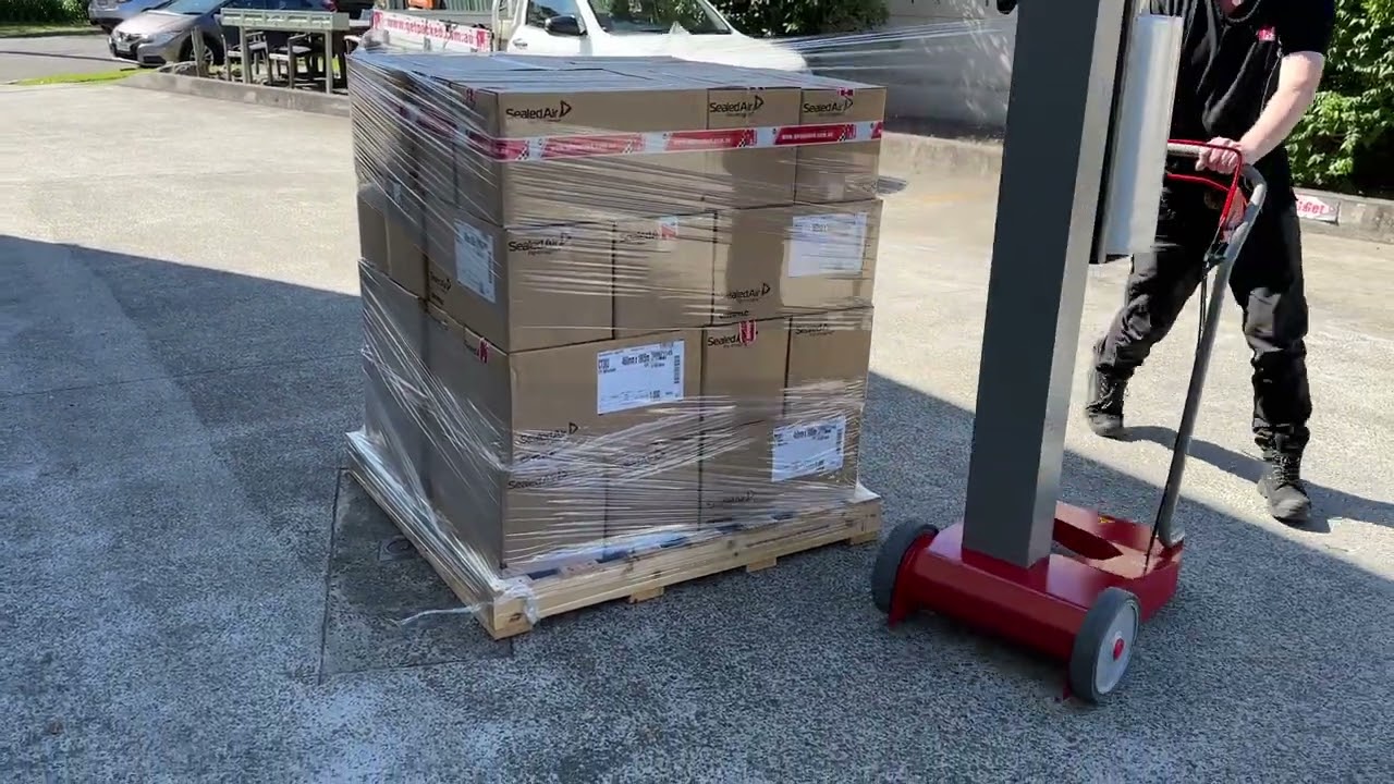 Manual Mobile Pallet Wrapper - 1-GPMMW-100