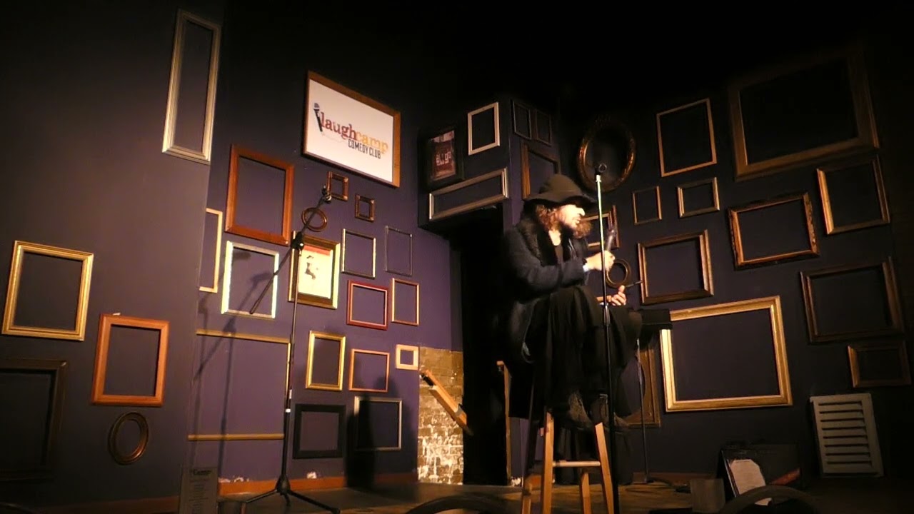 Blue reading poetry @Camp Bar open mic Nov 13th 2023