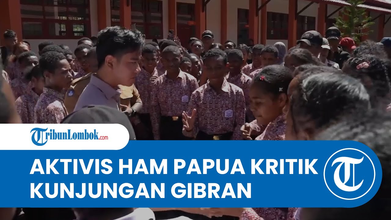 Aktivis HAM Papua Kritik Kunjungan Wapres Gibran: Jangan hanya Main Bola dan Acara Seremonial