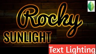 Lighting Name Editing - How to Make Light Name (Text) Snapseed  Editing Tutorial screenshot 2
