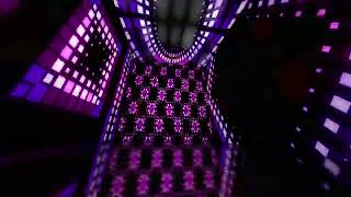 Neon LED Concert-Live Laser Light Animations - Abstract animated multicolored loop backgrounds 4K