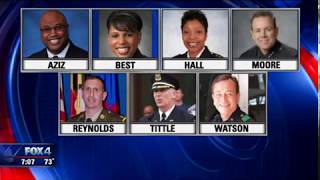Dallas police chief candidates in town for interview
