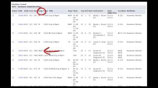 Banner Web - How to Read a Course Listing