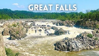 Great Falls National Park Virginia - Waterfall Hike & Difficult Run Trail