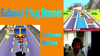 Subway Thug Runner mobile android game 2 minute review screenshot 4