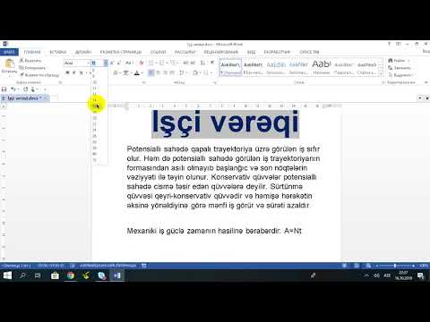 Video: Word-də mətni necə redaktə etmək olar?