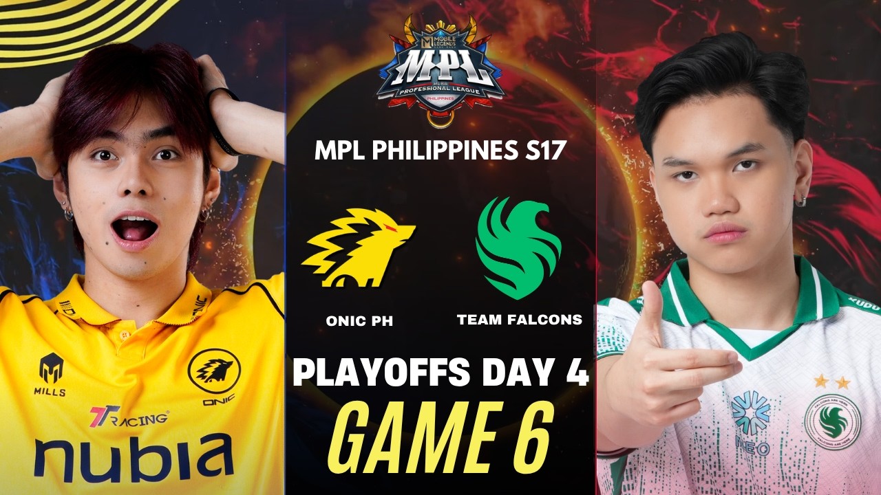 [GAME 6] ONIC PH vs TEAM FALCONS MPL PH S17 PLAYOFFS | ONIC vs FALCONS