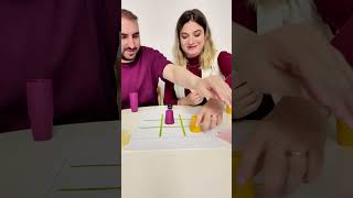 Renkli XOX Yarışı: Alanı Kap, Oyunu Kazan 🏆#boardgames #challenge #funny