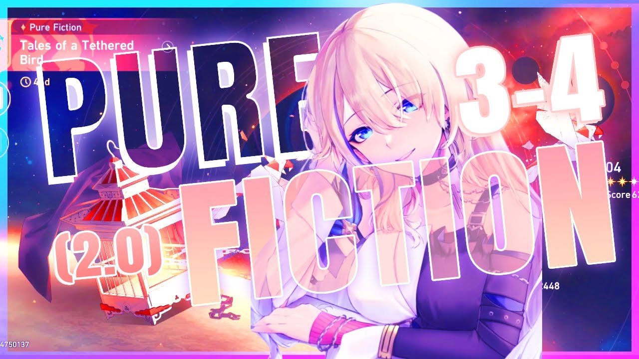 F2P Qingque tries Pure Fiction 34 Version 2.0.1 Honkai Star