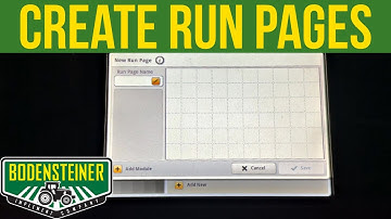 Creating Run Pages on a Gen 4 Display