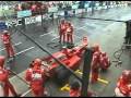 Michael schumacher wins 1998 british grand prix while in pits