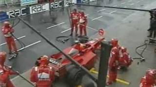 Michael Schumacher Wins 1998 British Grand Prix While In Pits