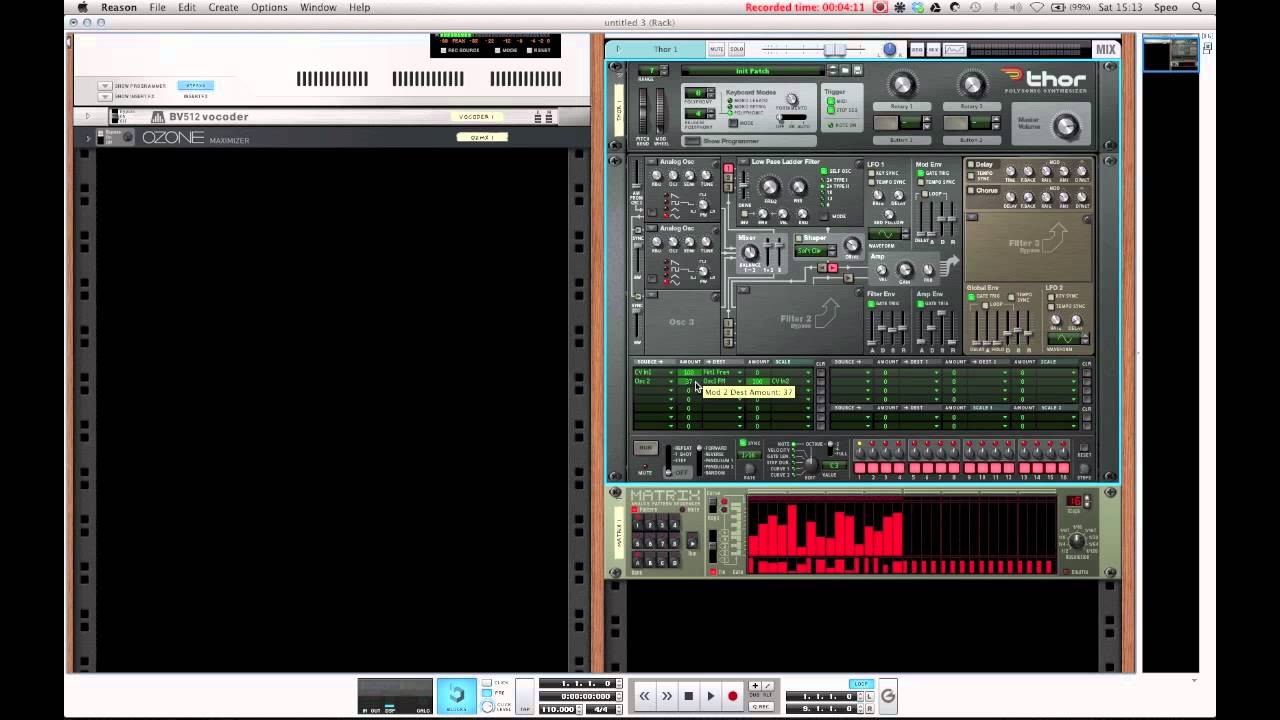 Rhythmic Bass Pattern Tutorial [Reason] - YouTube
