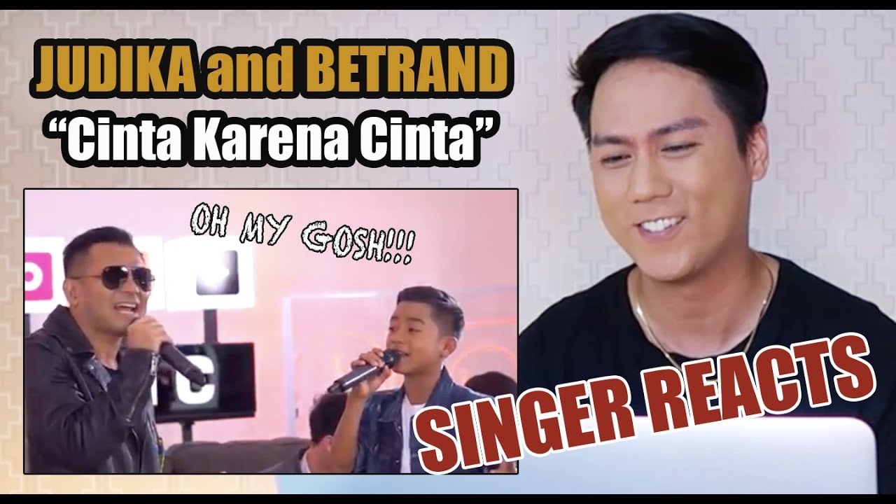 JUDIKA ft. BETRAND PETO - Cinta Karena Cinta | REACTION - YouTube