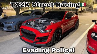 Tx2k Street Racing Evading Police tx2k zr1 gtr 