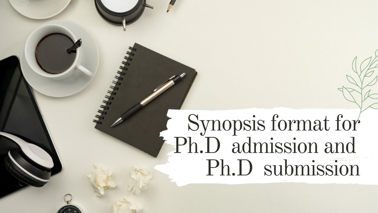 phd admission synopsis