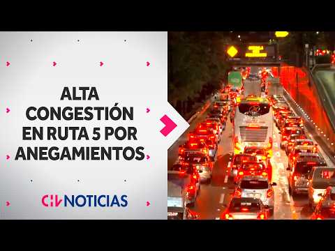 Chaotic situation on Route 5: HEAVY CONGESTION and traffic closures reported due to flooding