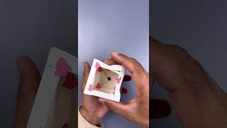 Magic Paper Box ✨ Open & Close Surprise! | DIY Subscribe Gift Box | Easy Origami Craft #shorts #diy