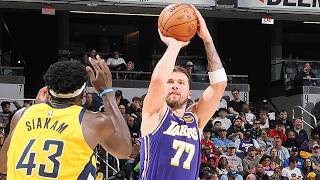 LeBron Bully Poster! Luka Doncic 43 Pts vs Pacers! Bronny Dunks Half Court Set!