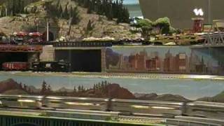 Toy Train Layout :: Mountain & Scenery Additions ::  Before & After