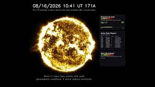 Sun 24 Hour Timelapse All Wavelengths | August 16, 2026