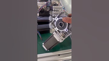 Stepper Motor with Worm Gearbox