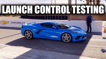 C8 Corvette Stingray Launch Control Testing
