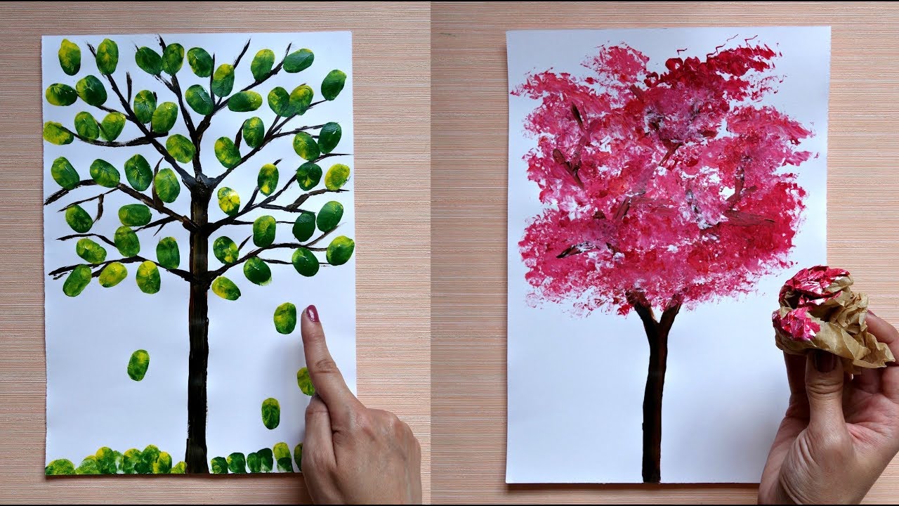 Tree Paintings For Beginners