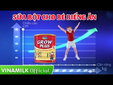 Quảng cáo sữa Vinamilk - Sữa bột Dielac Grow Plus hỗ trợ dinh dưỡng cho bé biếng ăn (35s)