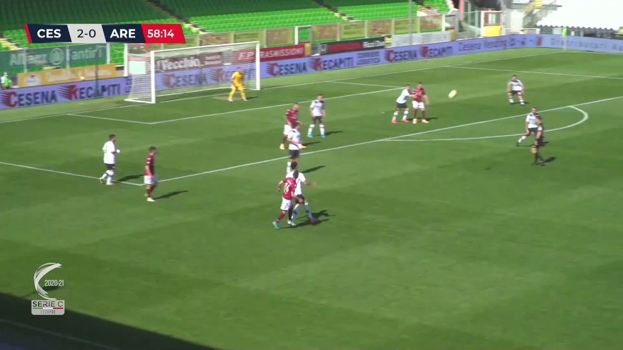 Gli highlights di Cesena - Arezzo: 3-1