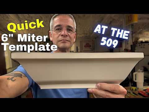 How I Make A Quick 6" Strip Miter Template | At The 509