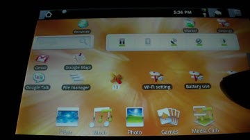 Google Marketplace (donut version) on Archos 5 Internet Tablet with firmware 1.7.33 and newer
