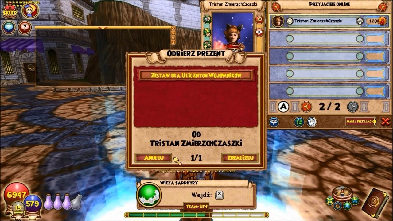 Wizard101 [PL] #86 Zadania w Hametsu oraz zestaw dla ulicznych wojowników od znajomego.[HD]