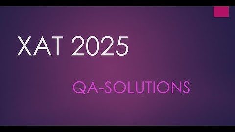 XAT 2025 Solutions | Quant | Coordinate Geometry | ABCD is a rectangle, where the coordinates of C