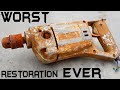Antique RUSTED Electric Corded Drill RESTORATION