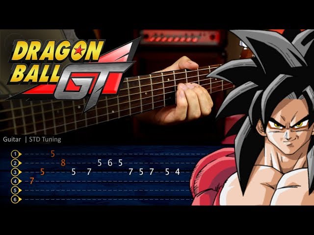Mi Corazón Encantado - Dragon Ball GT OP Guitar Tutorial TABS | Cover  Guitarra Christianvib - YouTube