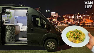 Stealth Camping In Downtown Memphis | Made Some Pad Thai