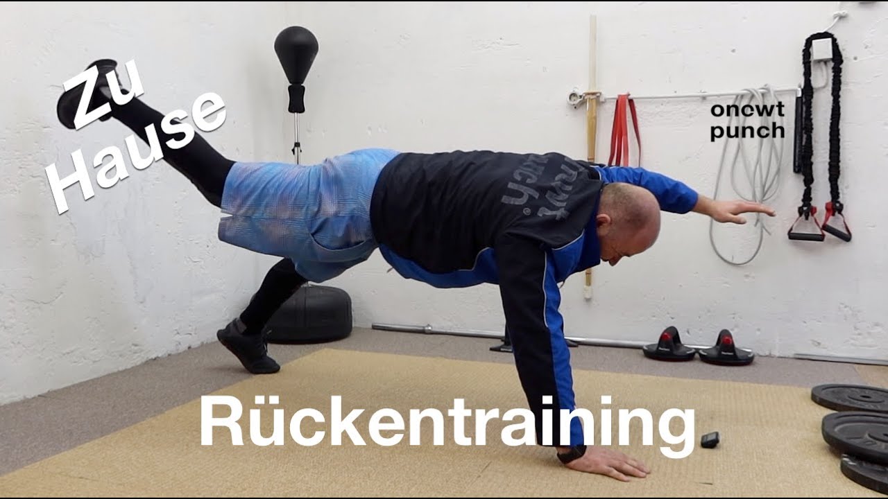 Rückentraining für zu Hause / Ohne Gewicht trotzdem maximale ...