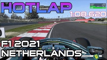 F1 2021 Netherlands Hotlap | 1:08:620 - Preset Setup | Lucas Blakeley