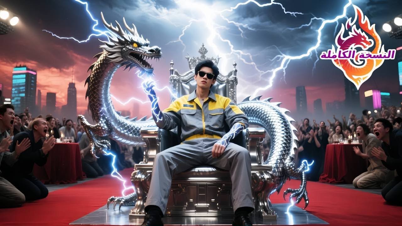 سخر الجميع من العامل الفقير لأنه جلس على العرش، لكن اتضح أنه ملك التنين الحقيقي! الجميع مذهول!