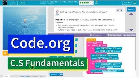 Code.org Express Course Lesson 13.6 Snowflakes with Anna and Elsa | Tutorial with Answers