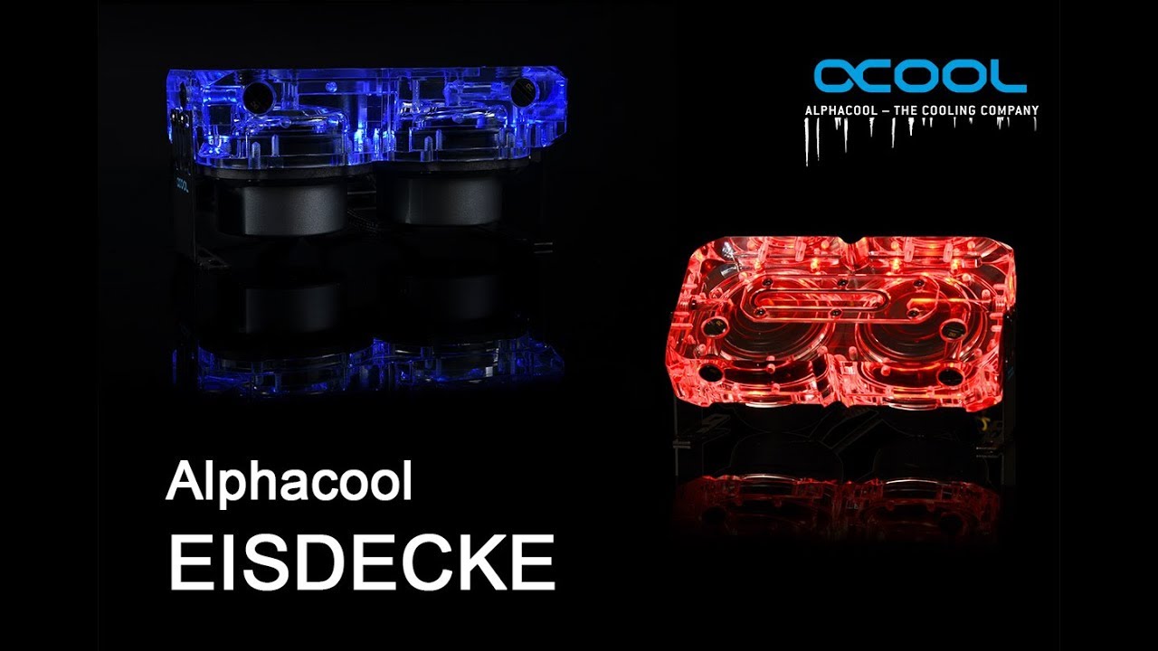 Alphacool Eisdecke D5 Dual Messing Aufsatz - Deep Black | D5 tops ...