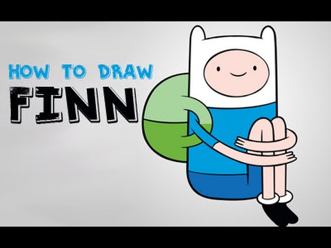 How to Draw Finn From Adventure Time - YouTube